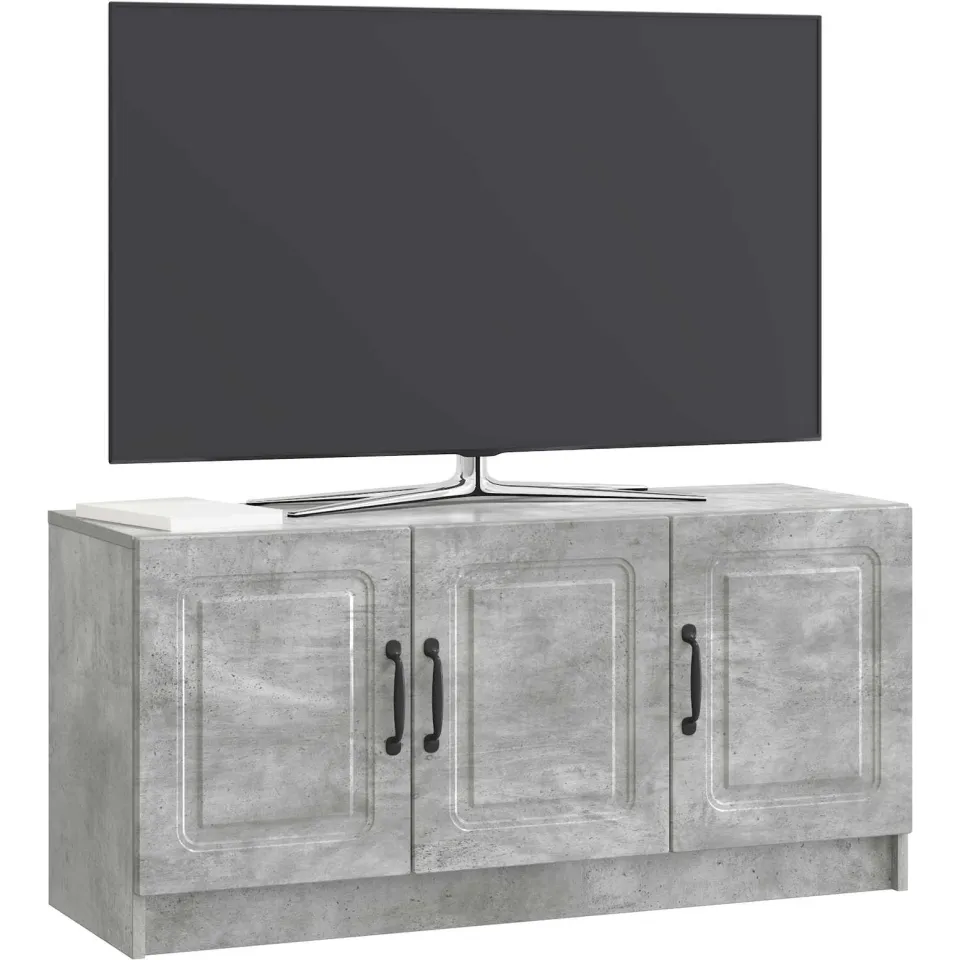 vidaXL Tv-meubel 99 x 34,5 x 47 cm Betongrijs Bewerkt hout grijs, foto 3