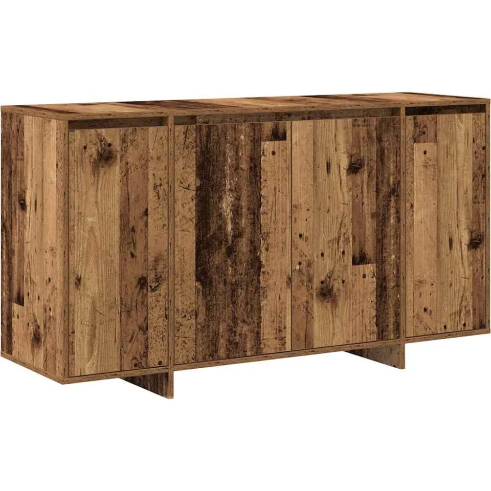 vidaXL Dressoir Oudhout 135 x 41 x 75 cm Bewerkt hout Bruin