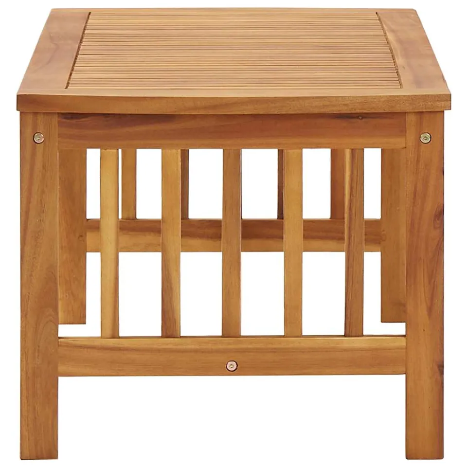 vidaXL Salontafel 102x50x43 cm massief acaciahout bruin, foto 3