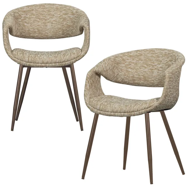 WOOOD Yossi eetkamerstoel beige
