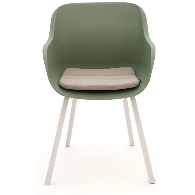 Hartman tuinmeubelen Hartman Le Soleil Element/Sora ø127cm dining tuinset 5-delig wit, foto 5