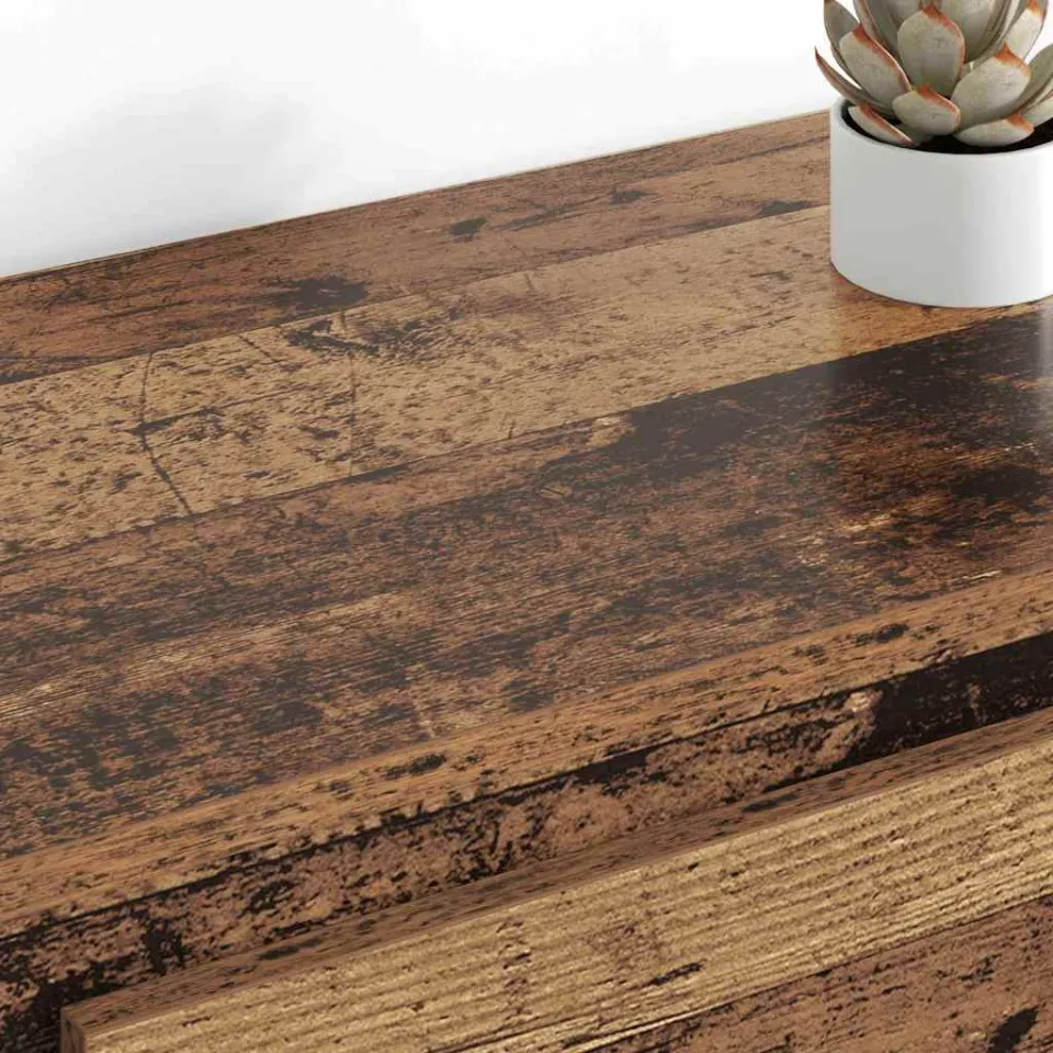 vidaXL Dressoirs 2 st Oud Hout 70 x 35,5 x 67,5 cm Bewerkt hout bruin, foto 4