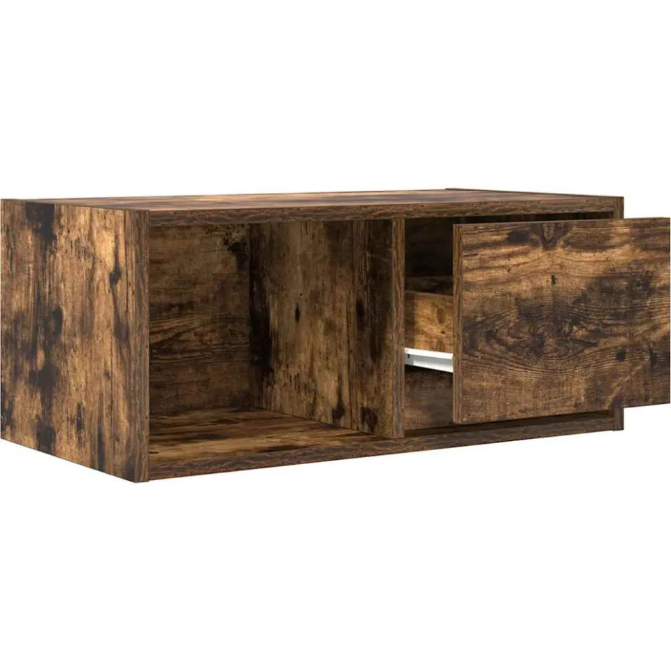 vidaXL Tv-meubelen 2 st 60x31x25,5 cm bewerkt hout gerookt eikenkleur, foto 4