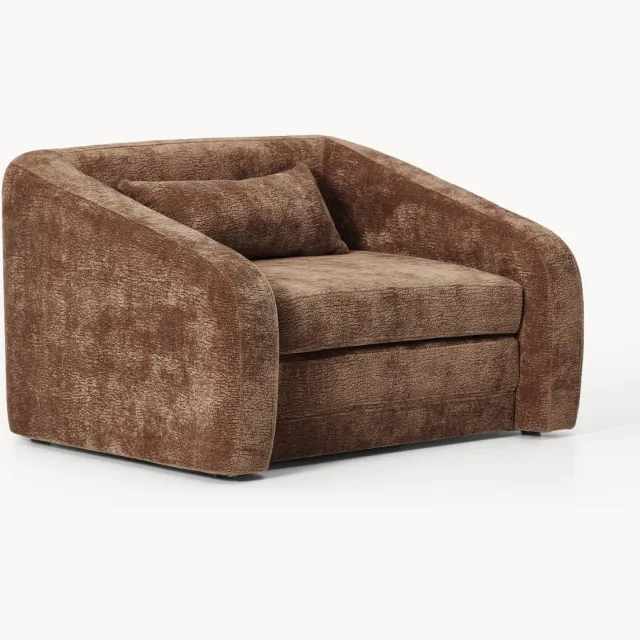 Westwing Collection Slaapstoel Eliot Bruin