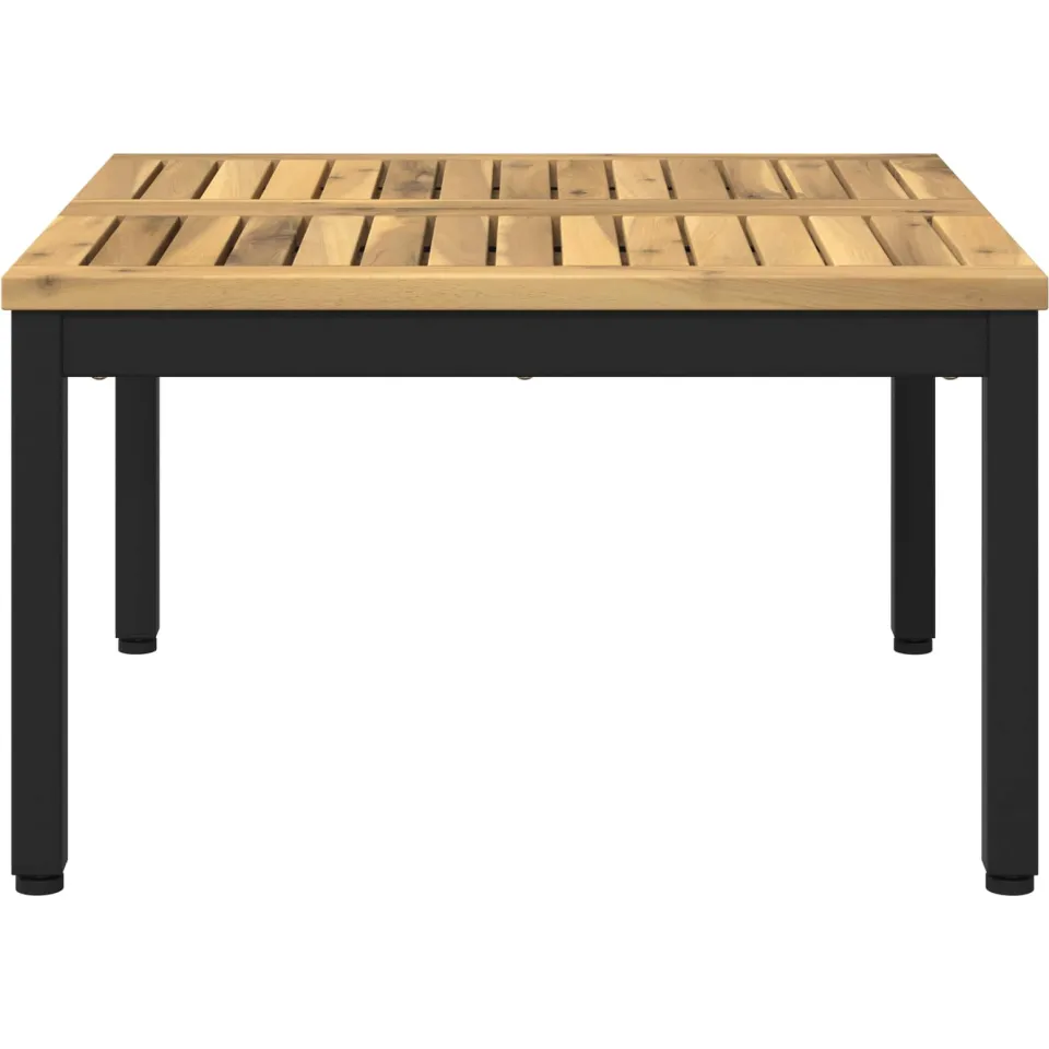 vidaXL Salontafel NAARDEN Whitewash en zwart 60 x 60,5 x 36 cm, foto 2