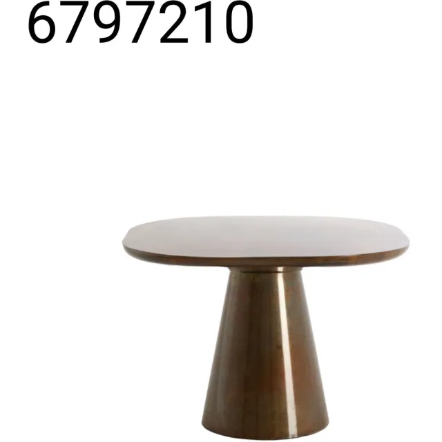 Light & Living Bijzettafel ABALA - Brons - 60x60x41 cm