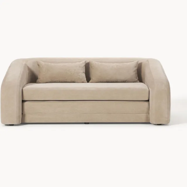 Westwing Collection Slaapbank Eliot (2-zits) Beige