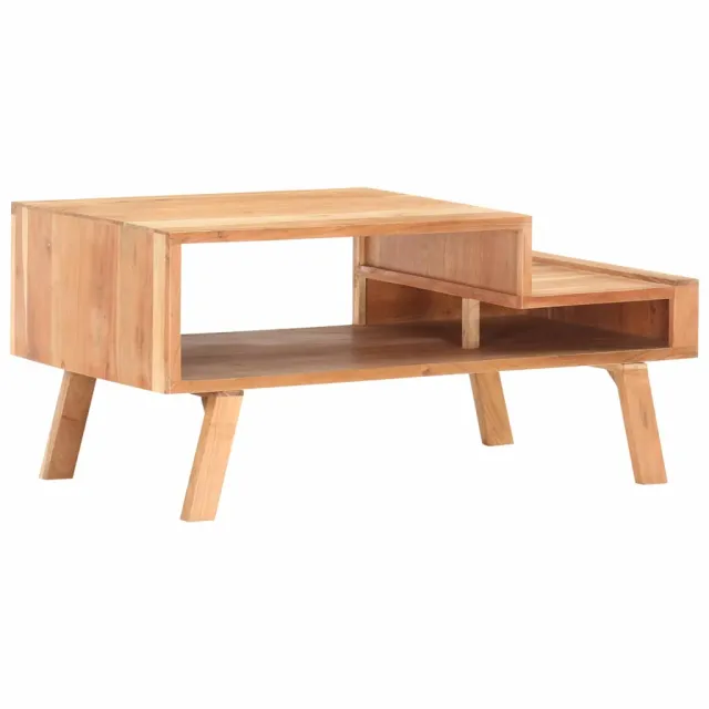 vidaXL Salontafel 100x50x45 cm massief acaciahout Bruin