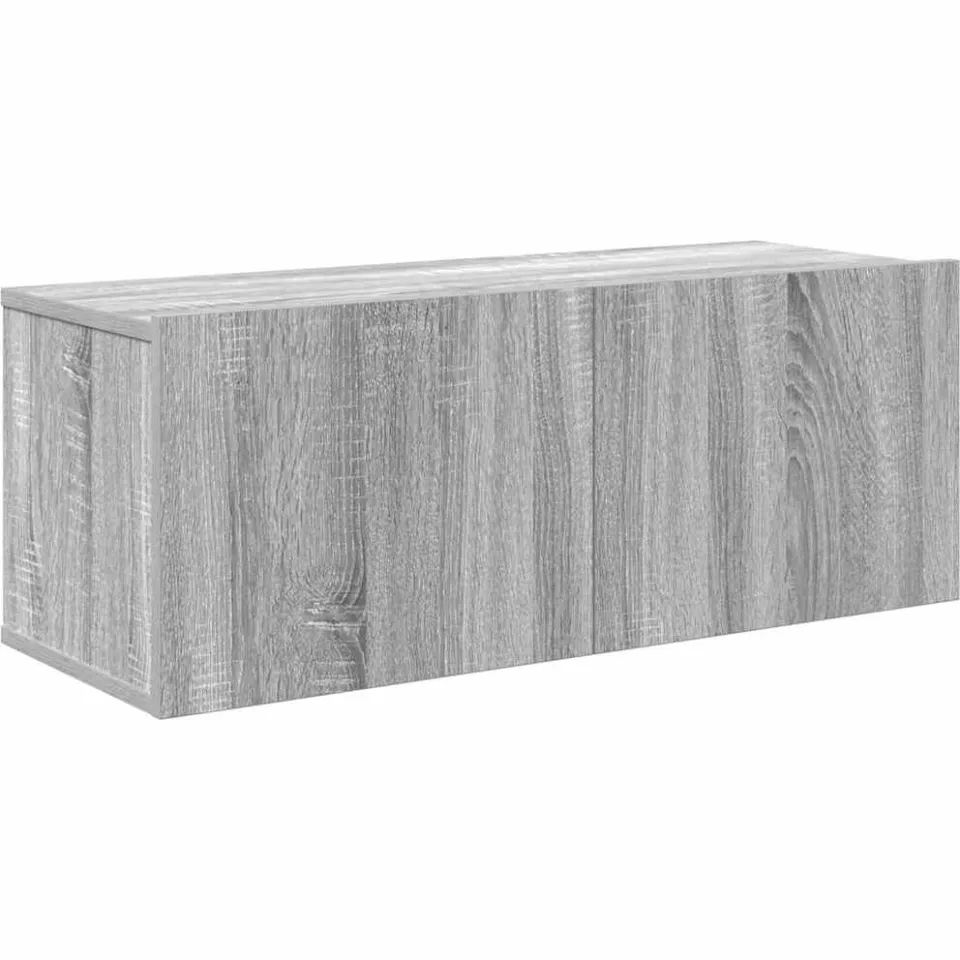 vidaXL 3-delige Tv-meubelset bewerkt hout grijs sonoma eikenkleurig, foto 4