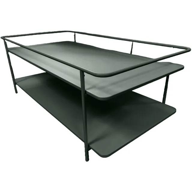 Giga Living Salontafel Yuba - Groen Metaal - 110x55x34,3cm Olijfgroen