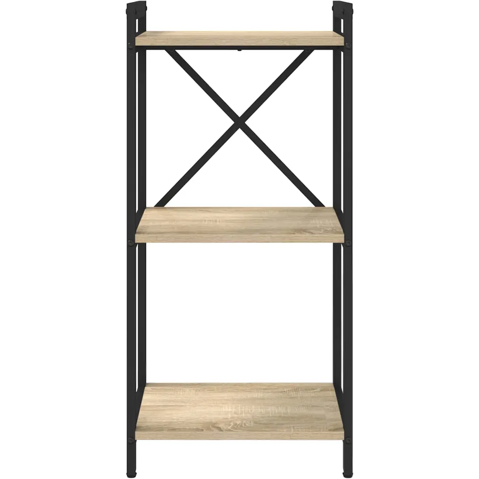 vidaXL Boekenkast 40 x 30 x 85 cm Bewerkt hout Sonoma Eiken, foto 2