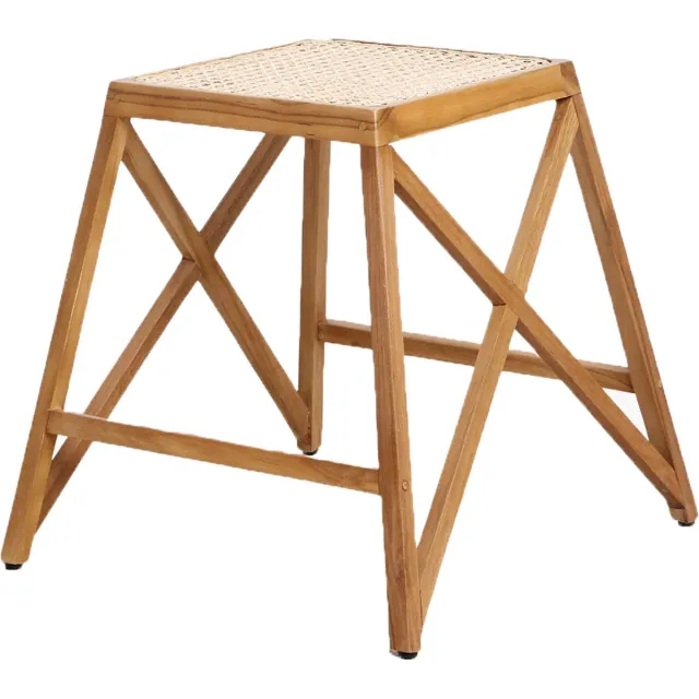 Raw Materials Nova cross bijzettafel - Rotan - Naturel