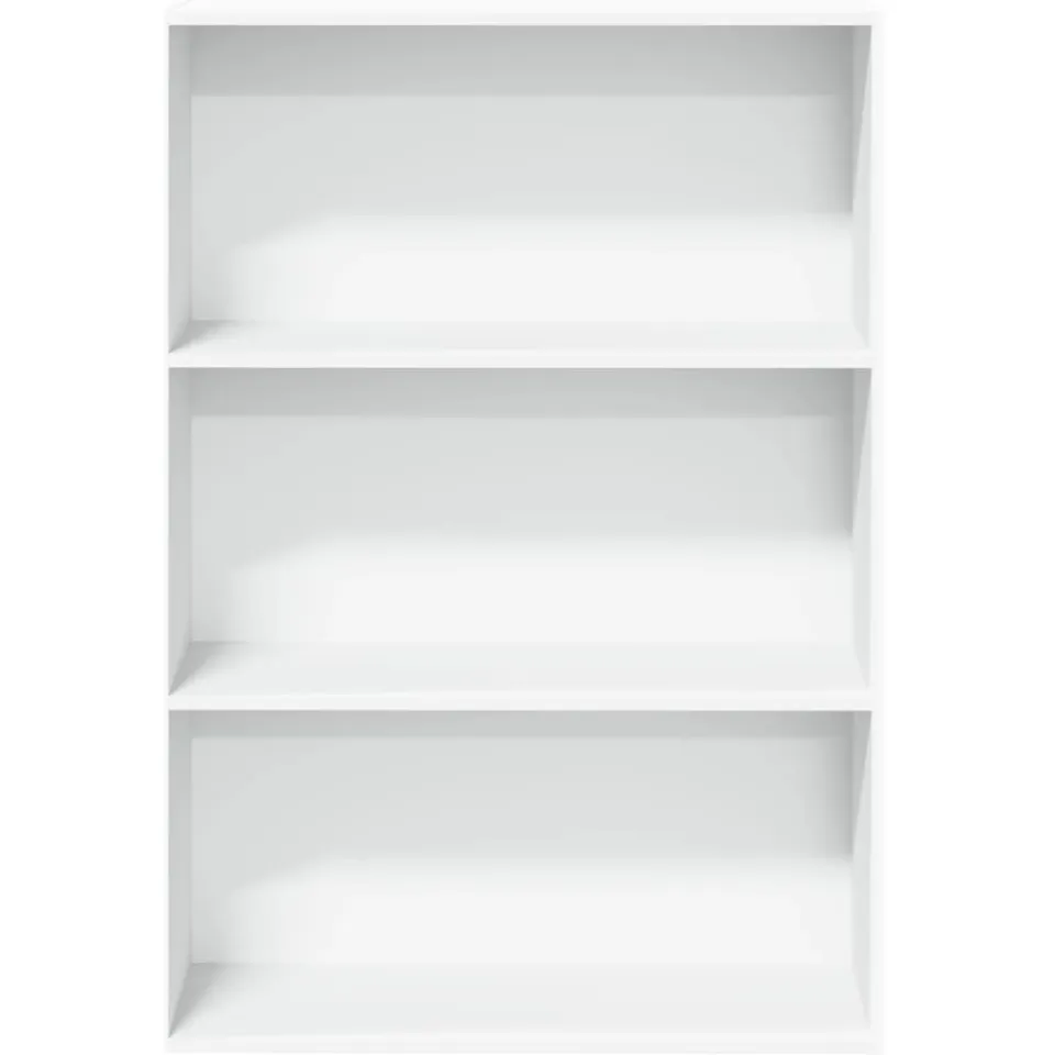 vidaXL Boekenkast 80x30x114 cm bewerkt hout wit, foto 4