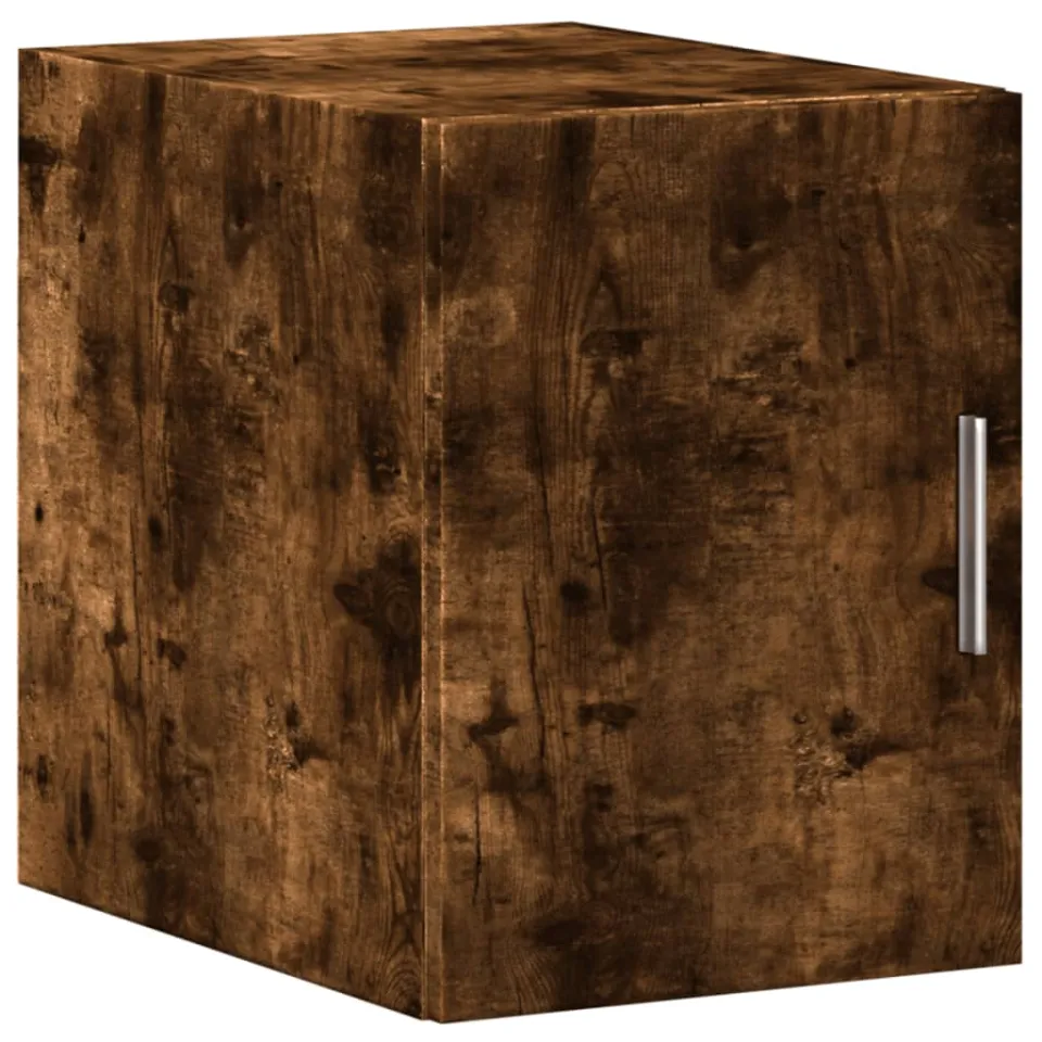 vidaXL Opbergkast smal 30x42,5x225 cm bewerkt hout gerookt eikenkleur, foto 3