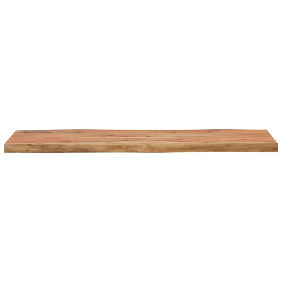 vidaXL Tafelblad rechthoekig natuurlijke rand 90x40x2,5 cm acaciahout Bruin
