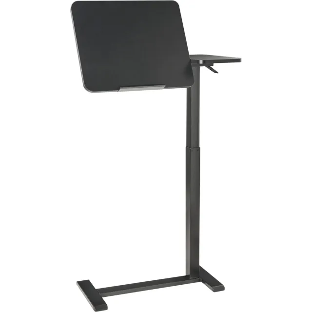 Beliani SCHOLA - Verstelbare laptoptafel - Zwart - 70 x 40 - Vezelplaat