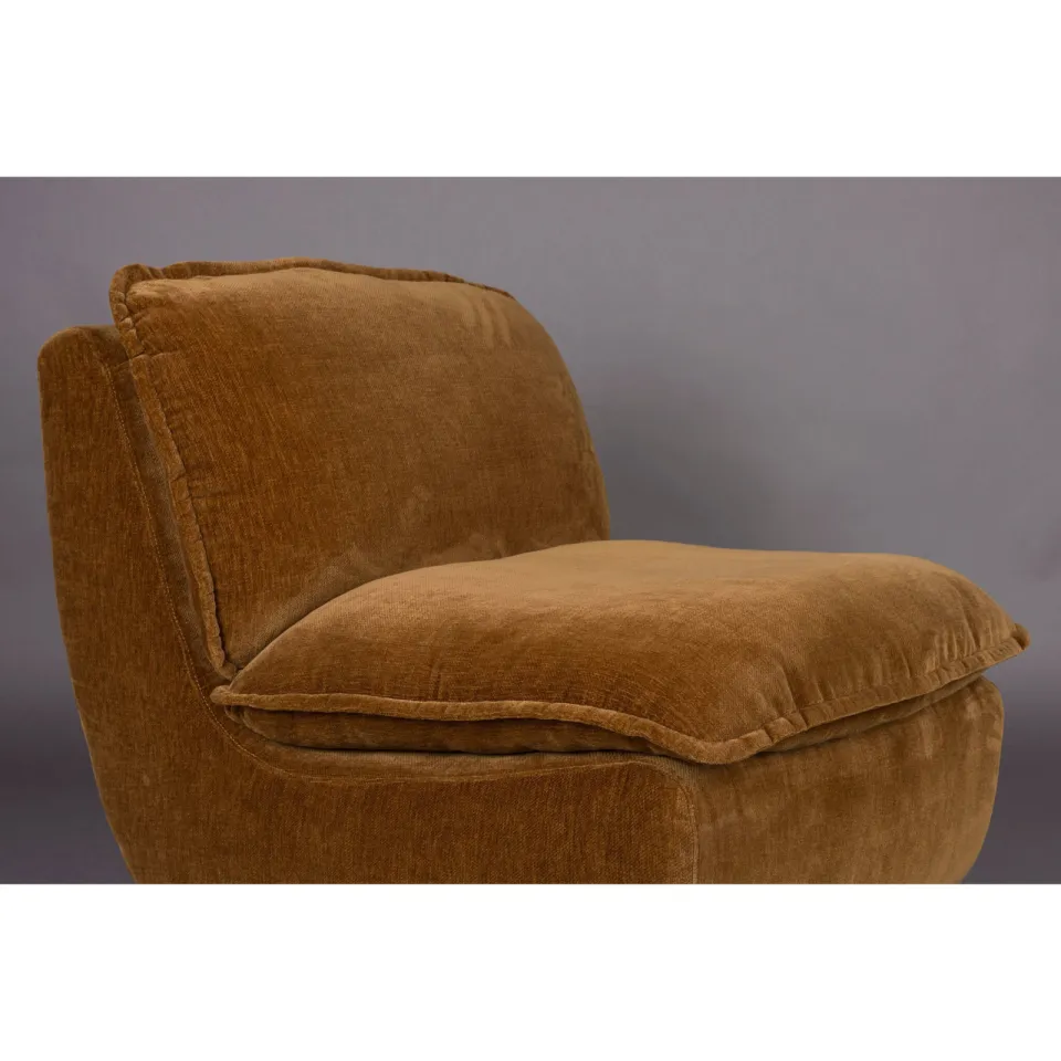 Dutchbone Radley Fauteuil Cognac Bruin, foto 6