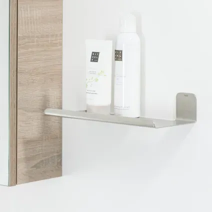 Tiger Planchet Colar - Geborsteld - Rvs - Zelfklevend - Rvs Geborsteld - 30x12,1cm Zilver
