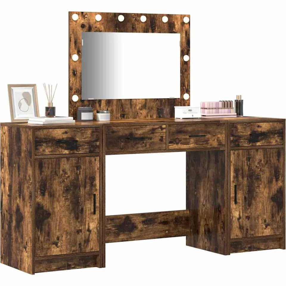 vidaXL Plafondtafel 3 st Bruin 78,5 x 41 x 135 cm Bewerkt hout