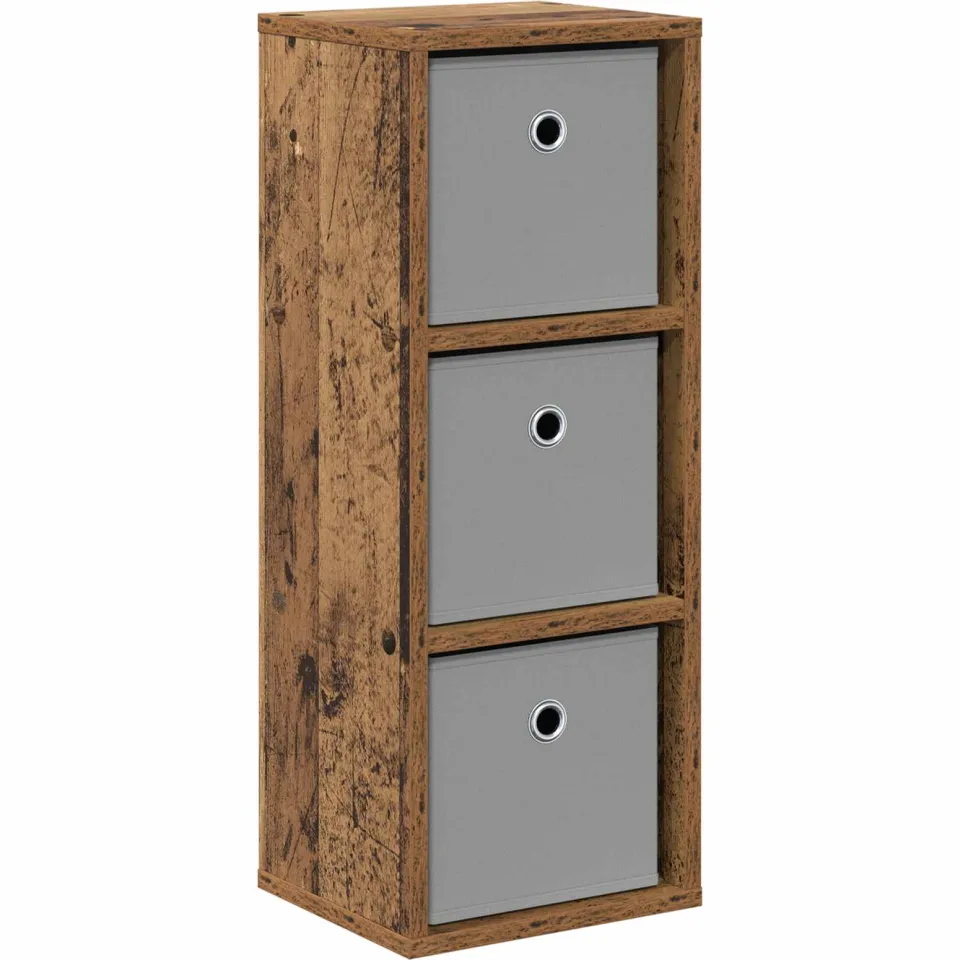 vidaXL Dressoir Oudhout 25,5 x 22 x 69,5 cm Bruin