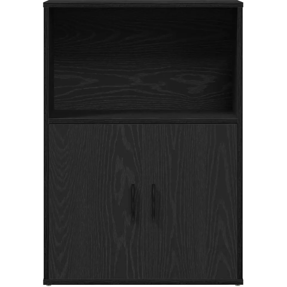 vidaXL Boekenkast 60x24x85 cm bewerkt hout zwart eikenkleurig, foto 4