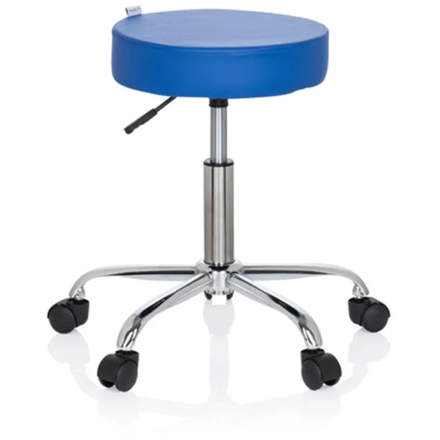 hjh office Werkkruk OPERATOR II Kunstleder blauw chorom hjh OFFICE