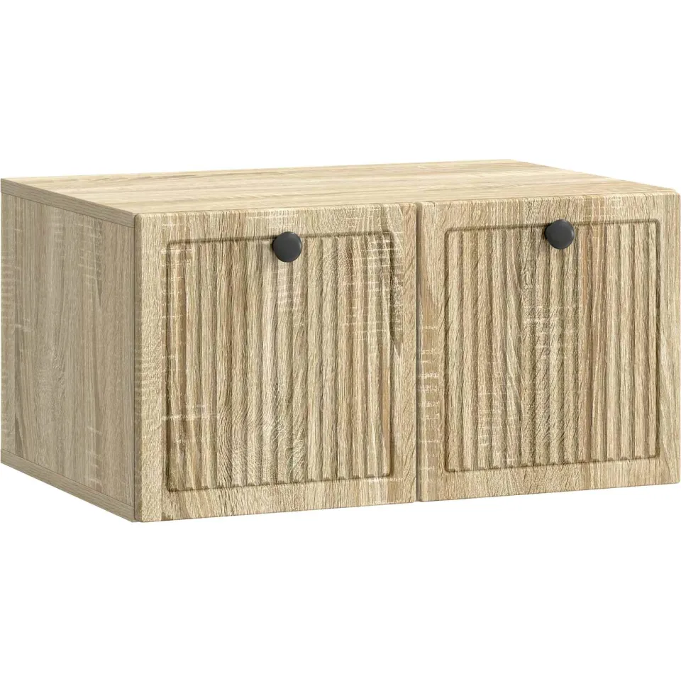 vidaXL Wandbeugel TV-kast Sonoma Eiken 59,5 x 41 x 30 cm Bewerkt hout, foto 3