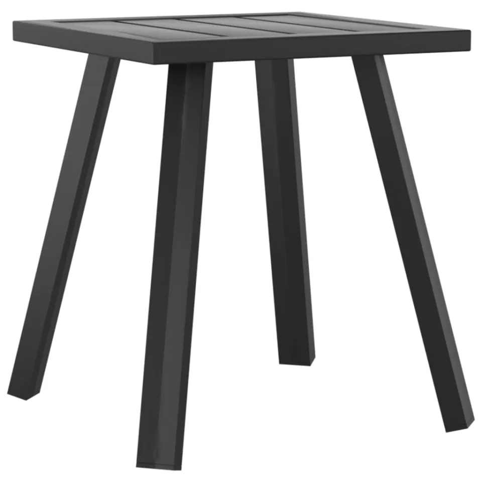 vidaXL Tuintafel 34x34x38 cm staal antracietkleurig, foto 3