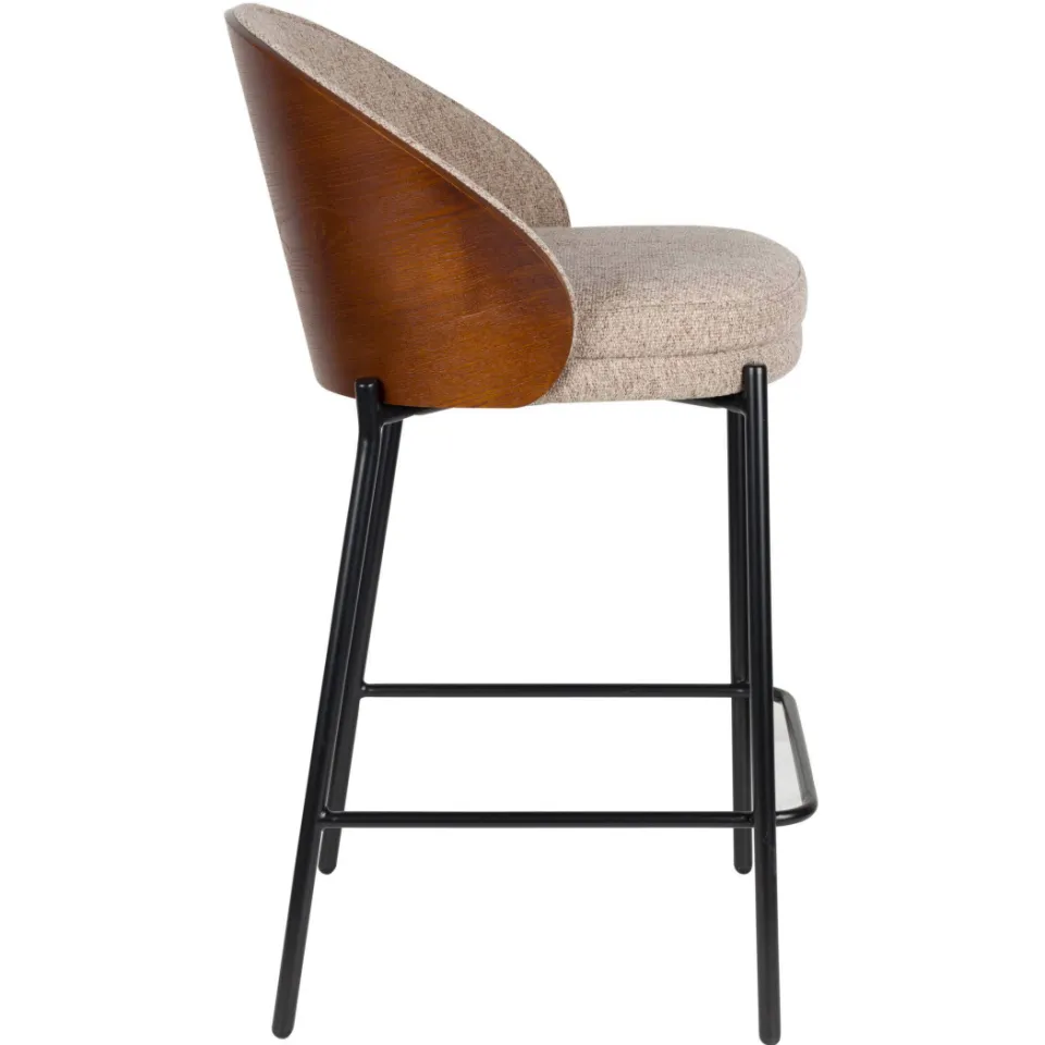 Dutchbone Rodin barkruk beige, foto 2