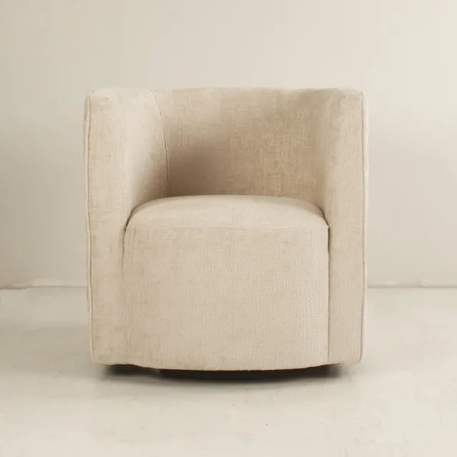 Sleepking Fauteuil / Draaifauteuil Mira - Linnen - Beige - Luxueus