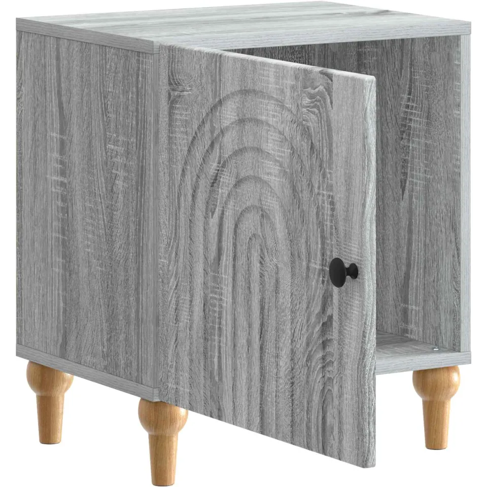 vidaXL Nachtkastje Grijs sonoma 43 x 34,5 x 50 cm Bewerkt hout, foto 3