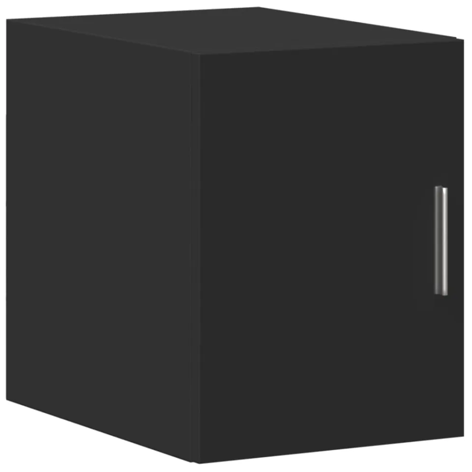 vidaXL Wandkast 30x42,5x40 cm bewerkt hout zwart