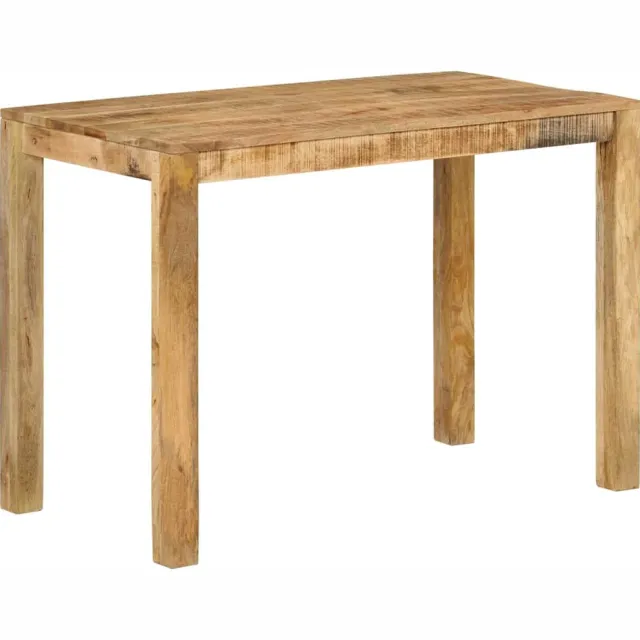 vidaXL Eettafel 110x55x76 cm massief mangohout Bruin