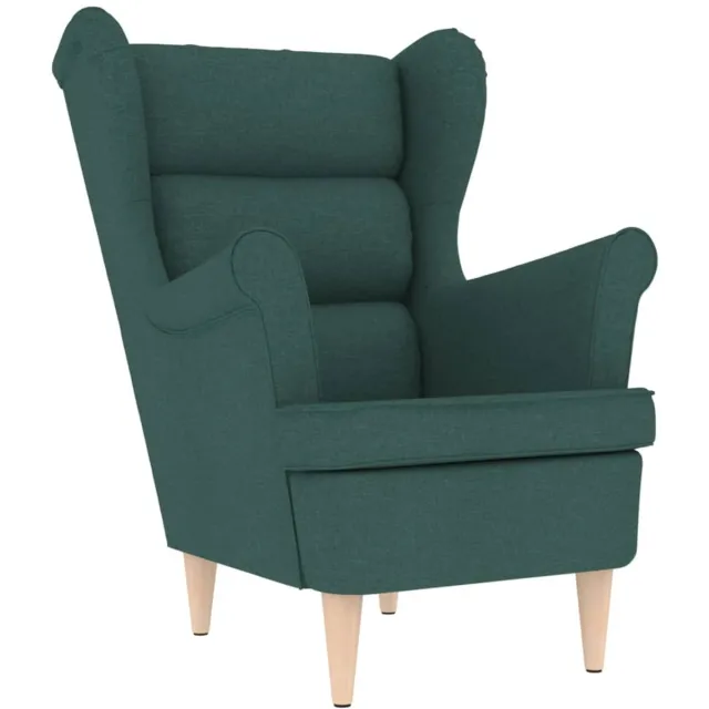 GranMaison Fauteuil - Relaxstoel - Relaxfauteuil - Stoel - Met armleuning - Voor één Persoon - Donkergroen