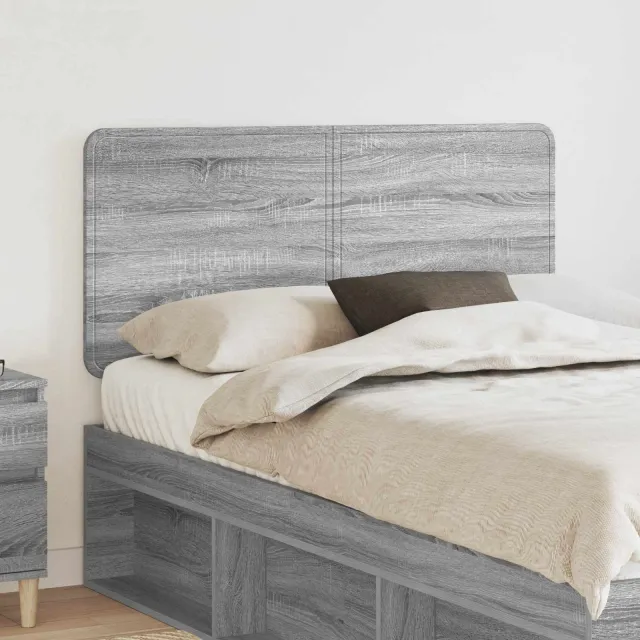 vidaXL Hoofdbord Grijs Sonoma Bewerkt hout