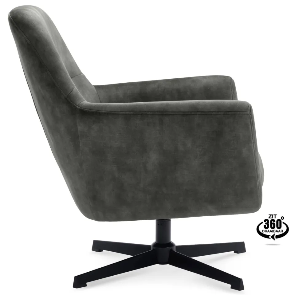 Wehkamp Home fauteuil huntergroen, foto 4