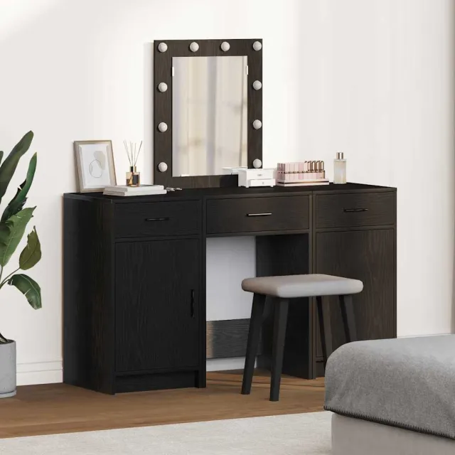 vidaXL Plafondtafel Zwart 50 x 41 x 135 cm Bewerkt hout, foto 2