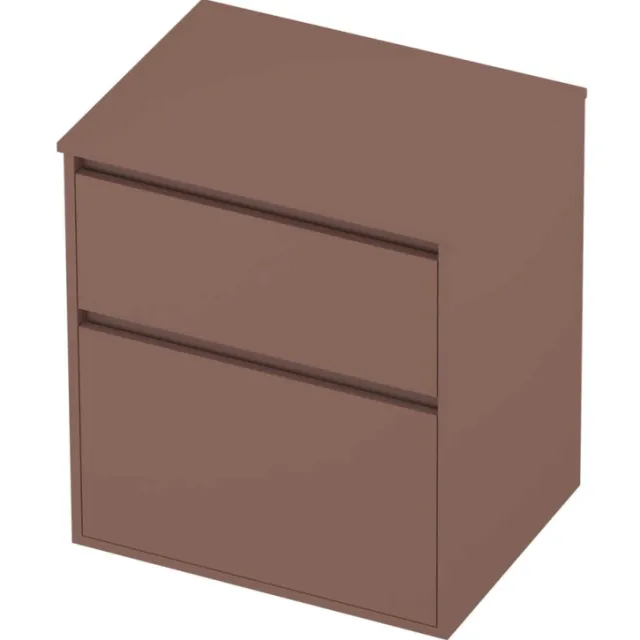 Proline Deck Badmeubelset Greeploos Asymmetrisch Kader 60x46x67 cm Beauty Blush Rosé Goud