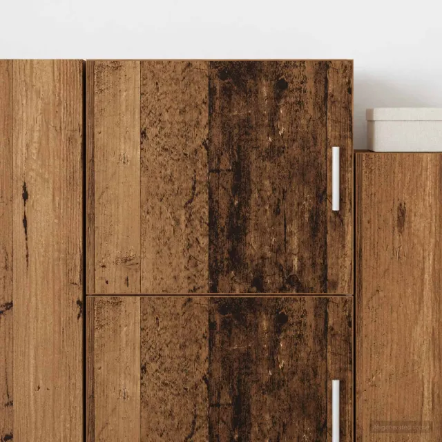 vidaXL Wandkast Oud hout 45 x 42,5 x 40 cm Bewerkt hout Bruin
