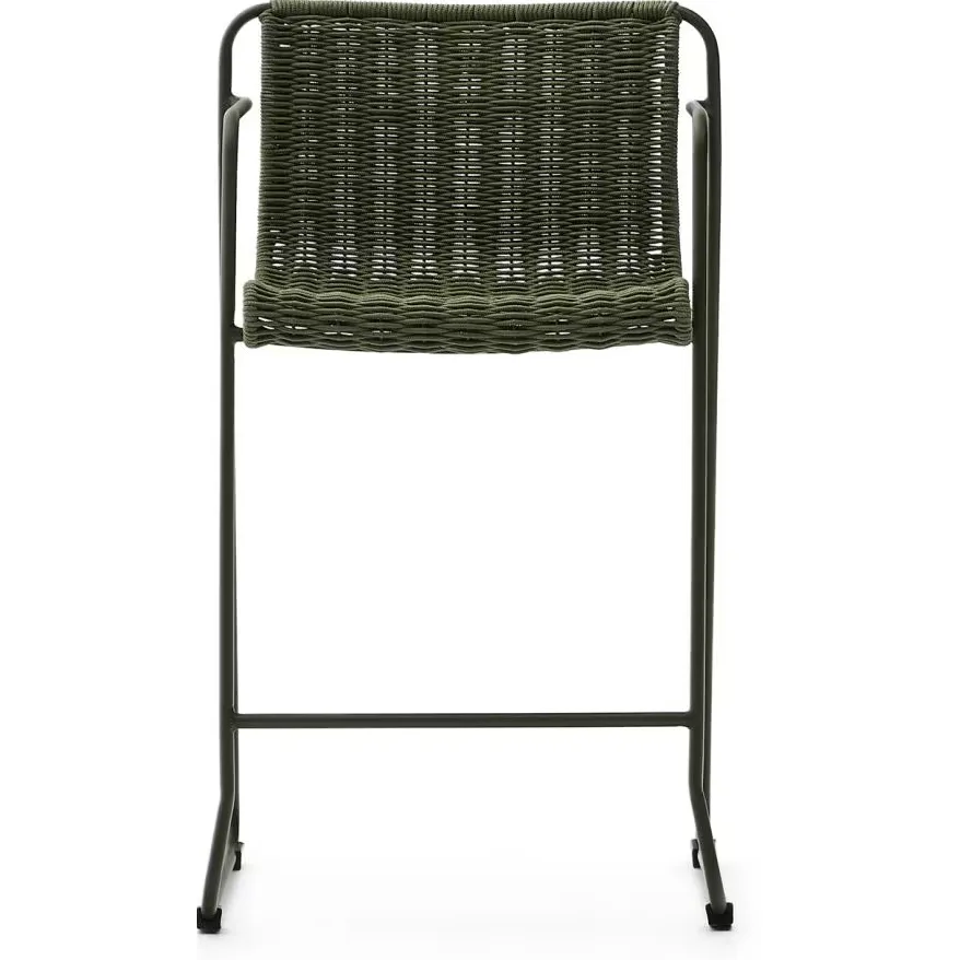 Kave Home Maurina outdoor barkruk groen, foto 2