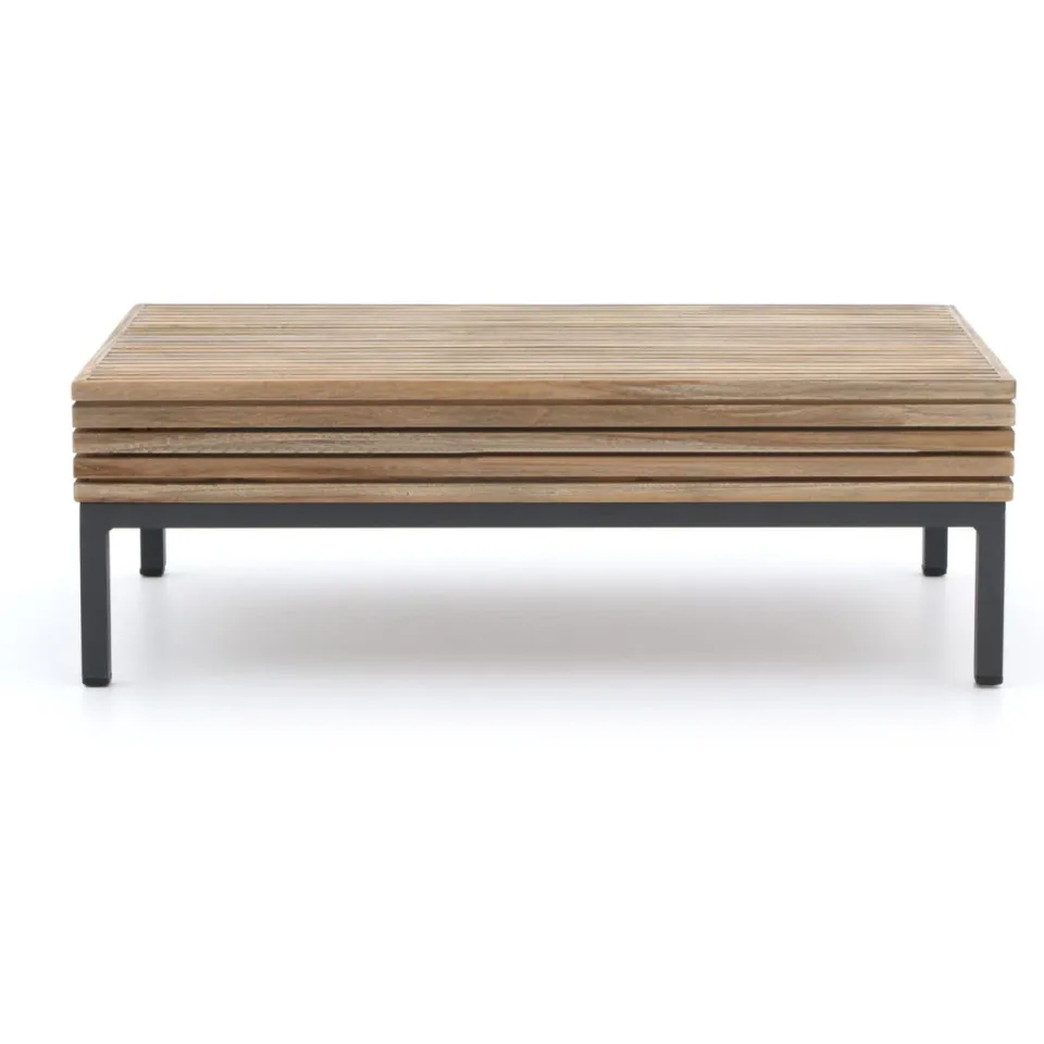 ROUGH Furniture ROUGH-D lounge tuintafel 89x52,5cm bruin, foto 4