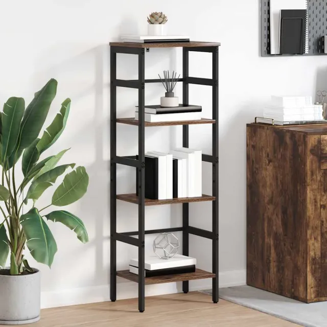 vidaXL Boekenkast 3-laags 40 x 29,5 x 115 cm Bewerkt hout bruin, foto 2