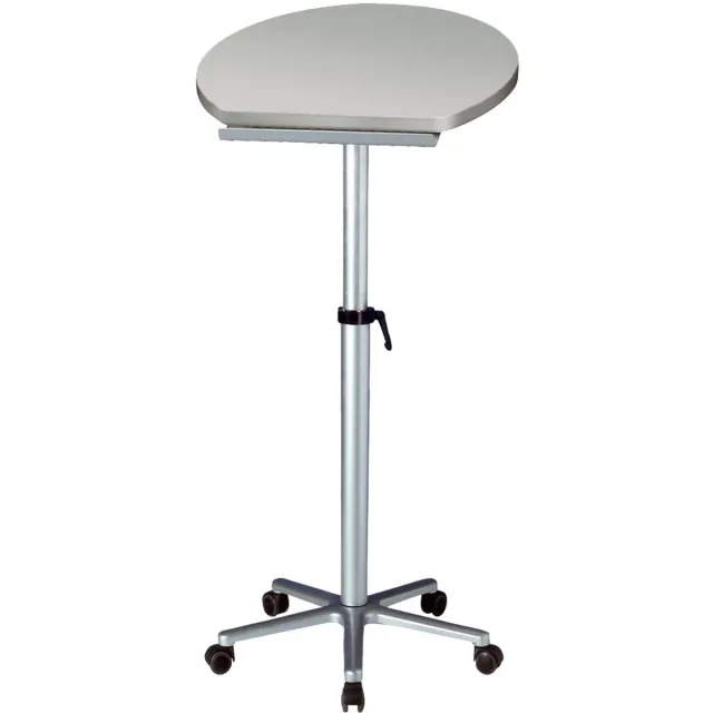 Maul Statafel - stervoet met wielen- wit - metaal - 1 stuk - 61 x 61 x 120 cm