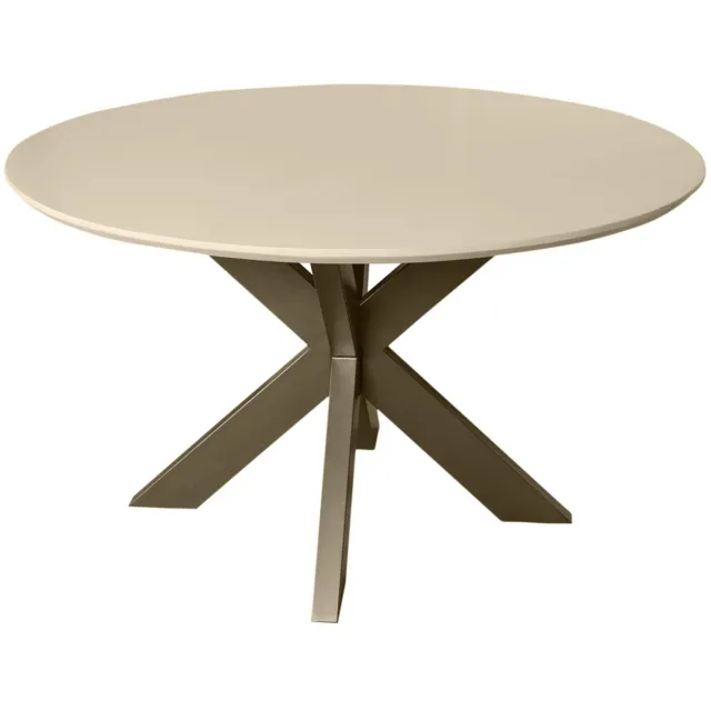 Starfurn Eettafel Madison - Rond Zandkleur Hout - 150x150x76cm