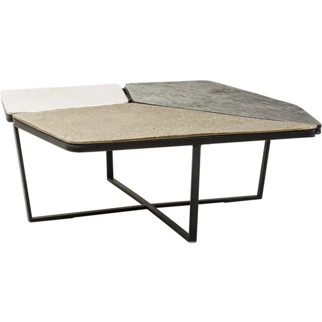 Kare Design Kare Salontafel Patches 103x102cm Bruin