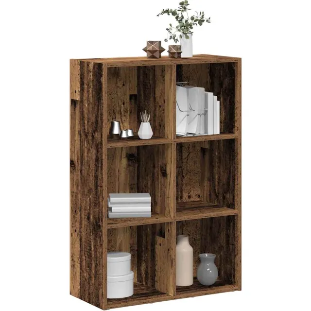 vidaXL Boekenkast/dressoir 66x30x98 cm bewerkt hout oud houtkleurig Bruin