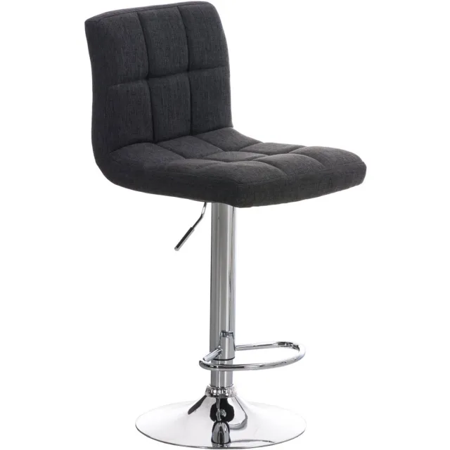 Luxe Comfort Barkruk - Verstelbaar - Donkergrijs