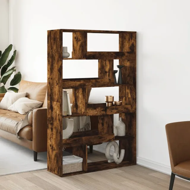 vidaXL kamerscherm 100x33x156,5 cm bewerkt hout gerookt eikenkleurig Bruin