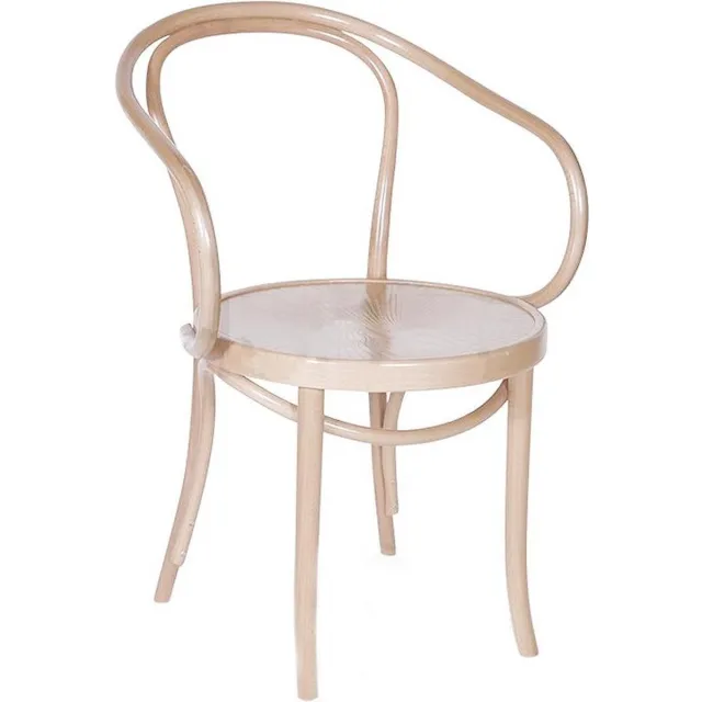Fameg Venice No. 9 Eetkamerstoel - Met Armleuning - Hout - Design - Whitewash Whitewash beuken