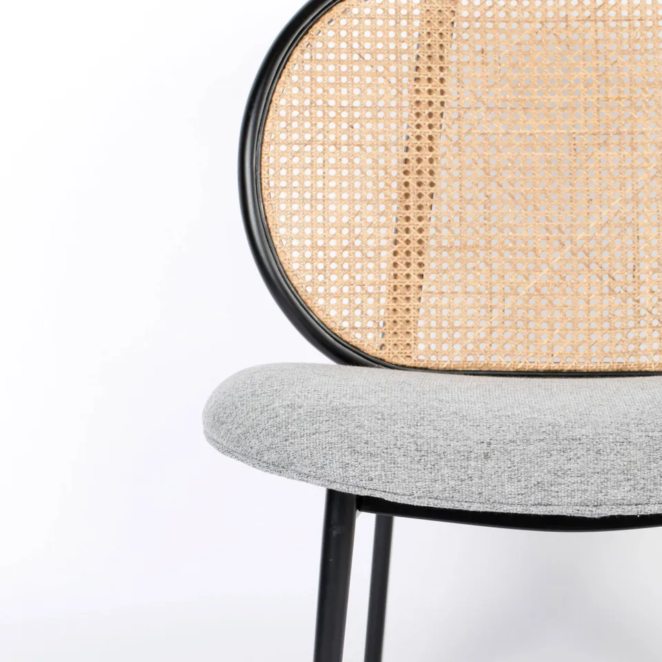 Zuiver fauteuil Spike grijs/naturel, foto 7